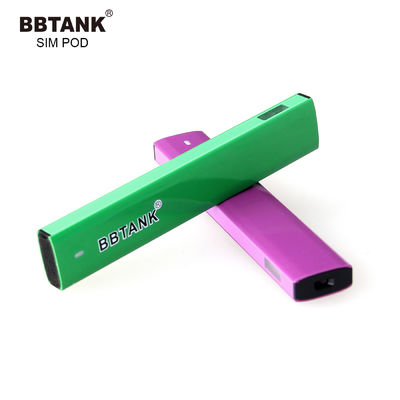 Van de het Apparatenpeul van FDA 3.5V 0.8g CBD Beschikbare Vape het Aluminiumlegering