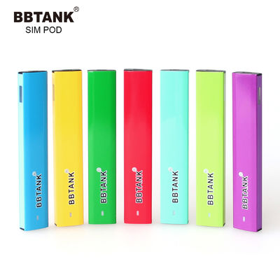 Van de het Apparatenpeul van FDA 3.5V 0.8g CBD Beschikbare Vape het Aluminiumlegering