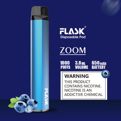 Slanke de Verstuiverpen Goedgekeurd FDA van de Batterij1000puffs Beschikbare Peul