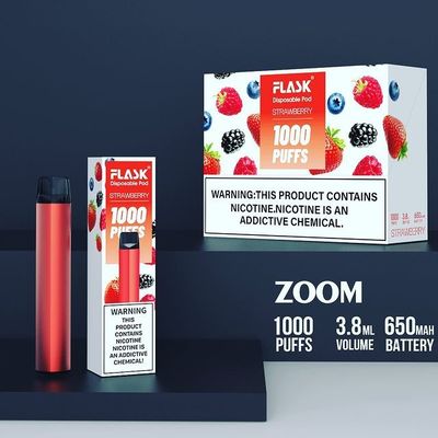 Hoge de apparatenstabiliteit van Vapepen van de GEZOEMverwijdering - kwaliteits1000puffs 650mah 304 Stianless staal