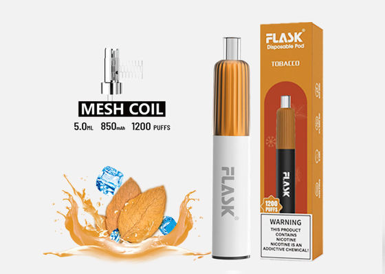 5.0ml 1200 de Sigarettenwegwerpproduct van de Rookwolken Elektronisch Verstuiver