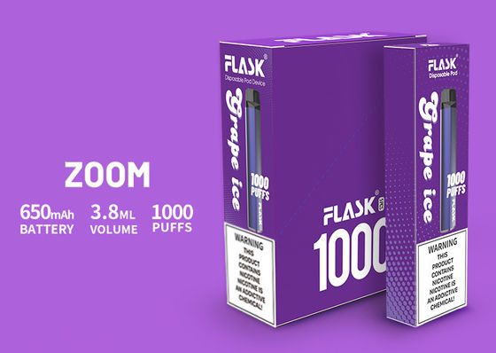 3.8ml elektronische Sigaretdamp, de Aanzetuitrustingen van 1000puffs Vape