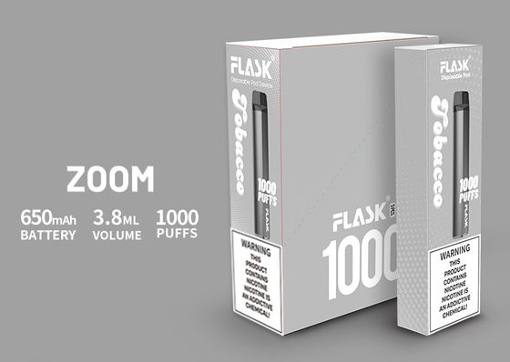 3.8ml elektronische Sigaretdamp, de Aanzetuitrustingen van 1000puffs Vape