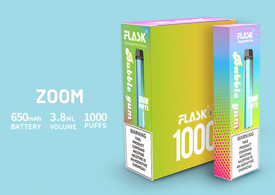 Het het product650mah 3.8ml e-Sap van uitstekende kwaliteit 0%2%5%Nicsalt 1000puffs van Vapepen van de GEZOEMverwijdering