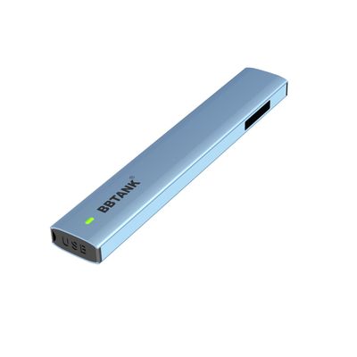 De vlakke Certificatie van het Apparatenck van 1ML THC Beschikbare Vape met Ceramische Kern