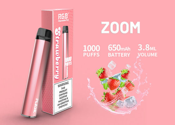 1000puffs ceramische Oliepatroon, de Patroon van 3.8ml 650 Mah Flavored CBD Vape