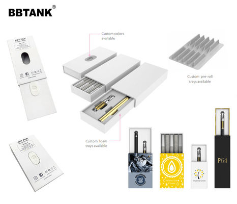 OEM Douane CMYK Vape Pen Packaging Box Child Resistant EVA Foam Inside