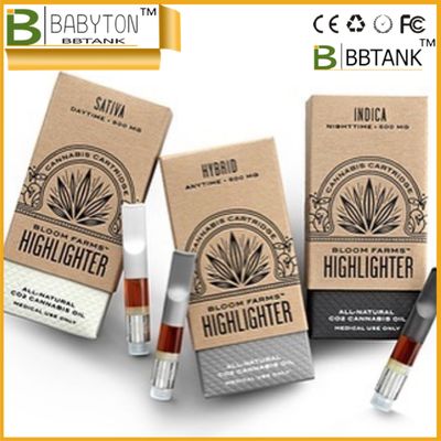 Goedgekeurd CET van Matt Lamination Printing Paper Vape Pen Packaging Box