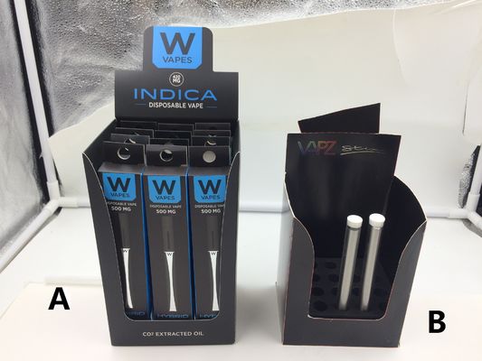 Het vernissen van Vape Pen Packaging Box, Vouwbare THC-Oliepatroon Verpakking