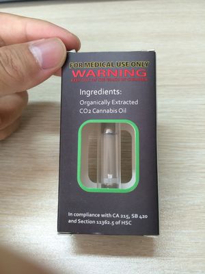 Het delta 8 THC van de het Pakketdoos van Vape van de Patroonolie Vouwbare Karton