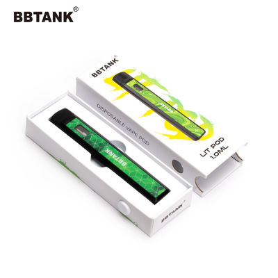 Ecodocument Karton CBD Vape Pen Boxes Embossing Printing