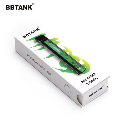 Ecodocument Karton CBD Vape Pen Boxes Embossing Printing