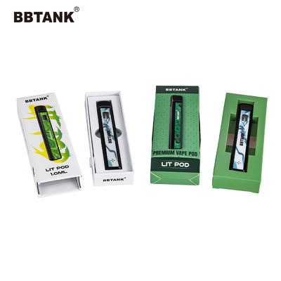 Delta 9 Art Paper Vape Pen Packaging Vakje, THC-Patroondocument Vakje