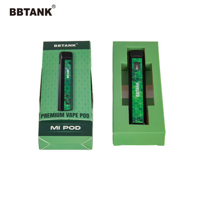 Delta 9 Art Paper Vape Pen Packaging Vakje, THC-Patroondocument Vakje