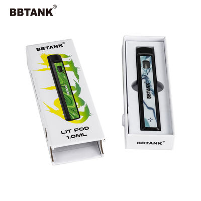 Delta 9 Art Paper Vape Pen Packaging Vakje, THC-Patroondocument Vakje