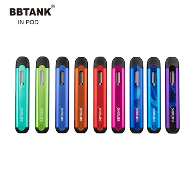 THC Beschikbare Vape BBTANK IN van de de oliepeul van het peulherladen E -e-cig 350mah de dikke van het systeem Delta 8 vape pen van de de pencbd olie