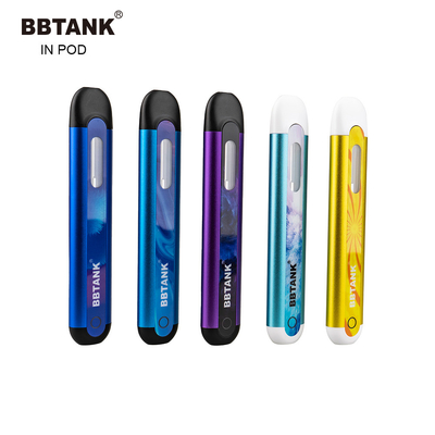 Vlakke van het de Peulapparaat van Mondstuk Beschikbare Vape de Olie Ceramische 2ml Cbd Patroon van Thc Delta 8