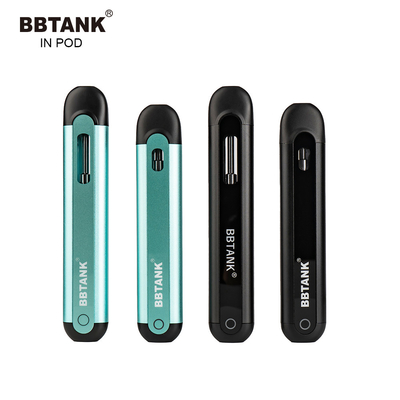 BBTANK IN van de Olie de Beschikbare Vape van het PEULthc Distillaat van de het Apparaten2ml Ceramische Rol Peul van Vape met 100%-Kwaliteitscontroleprocédés
