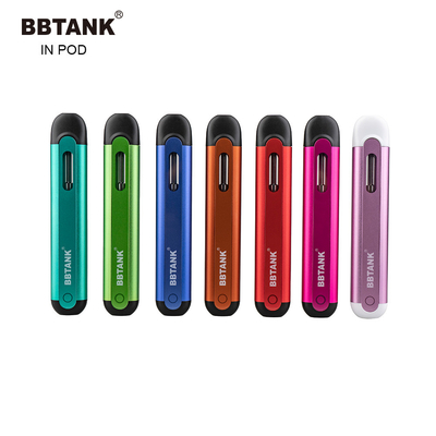 Vlakke van het de Peulapparaat van Mondstuk Beschikbare Vape de Olie Ceramische 2ml Cbd Patroon van Thc Delta 8