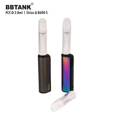 Volledige Ceramische CBD-Oliepatroon 2ml Geen Heavy metallen 510 Klantgerichte Draad