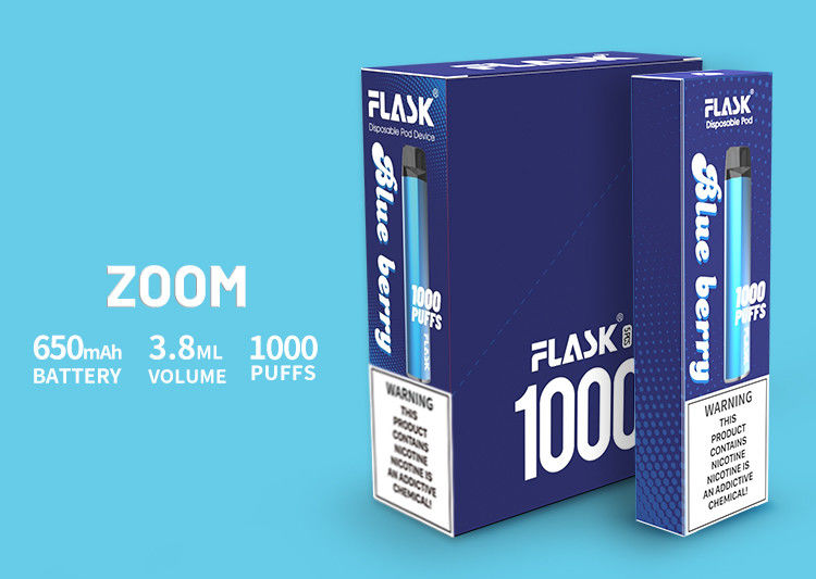 Het het product650mah 3.8ml e-Sap van uitstekende kwaliteit 0%2%5%Nicsalt 1000puffs van Vapepen van de GEZOEMverwijdering