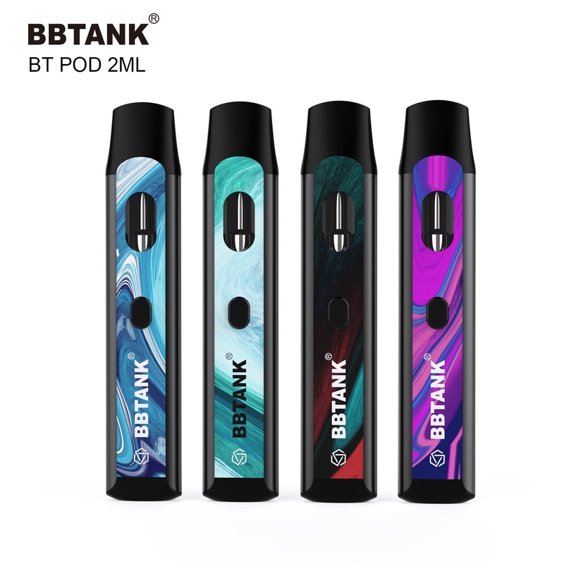 2ml peul van knoop verwarmt de beschikbare vape ceramische rolpatroon voor deltathc 8 voor